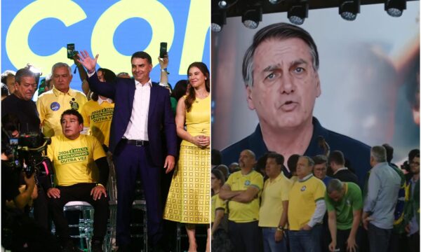 Nunes Marques será relator de ação do PT contra Flávio e PL por vídeo de Bolsonaro feito com IA exibido na convenção