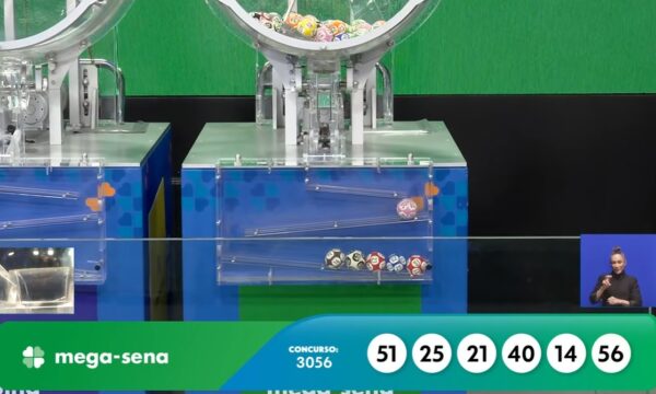 Mega-Sena, concurso 3056: confira os números sorteados